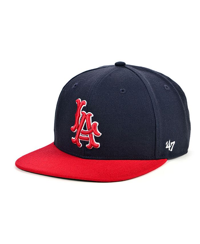 47 Men's Los Angeles Angels Red Clean Up Adjustable Hat