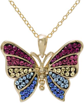 macys butterfly necklace