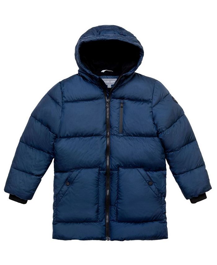 Michael Kors Big Boys Stadium Length Puffer Jacket & Reviews - Coats ...