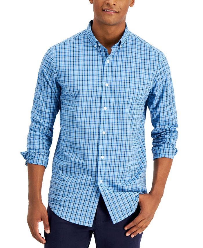 Club Room Men's Multicolor Plaid Shirt, Created for Macy's & Reviews -  Casual Button-Down Shirts - Men - Macy's