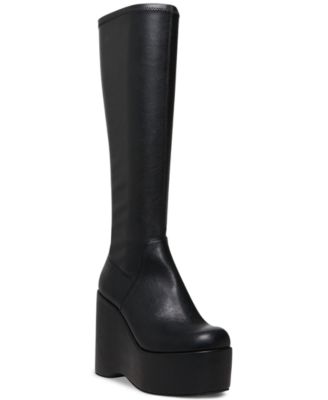 Madden Girl Stomp Platform Wedge Boots Macy s