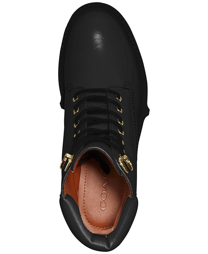 lory leather bootie coach