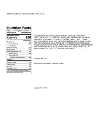 2 Pack Holiday 1 LB Candy Cane Box of Chocolates, Created for Macy's