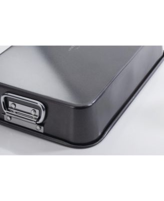 T-Fal Nonstick 10" x 15" Roaster with Rack, Grey 