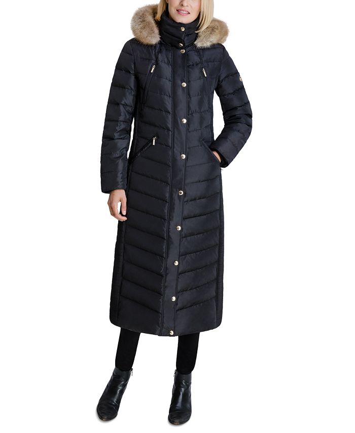 entusiastisk afhængige med undtagelse af Michael Kors Faux-Fur Hooded Maxi Down Puffer Coat, Created for Macy's &  Reviews - Coats & Jackets - Women - Macy's