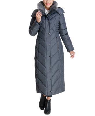 cole haan down maxi coat