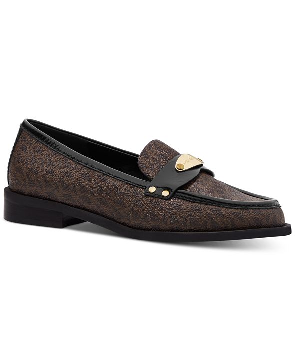 michael michael kors finley perforated casual loafers