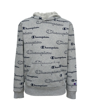 image of Champion Toddler Boys Aop Shadow Script Hoodie