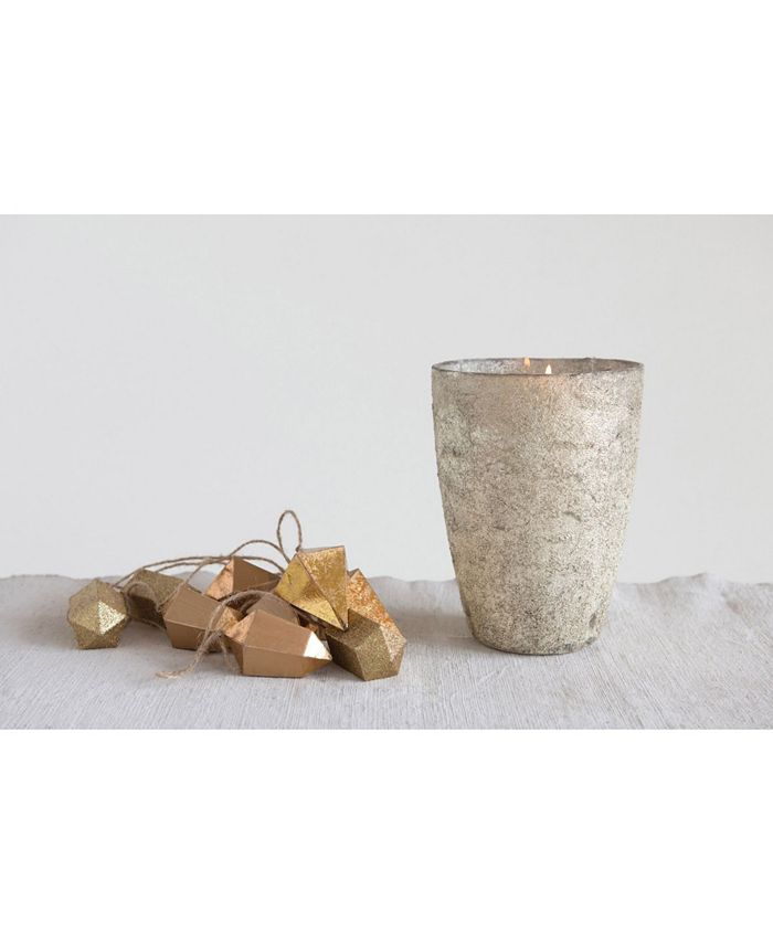 CREATIVE COOP INC 8.5" Textured Glass Vase Macy's