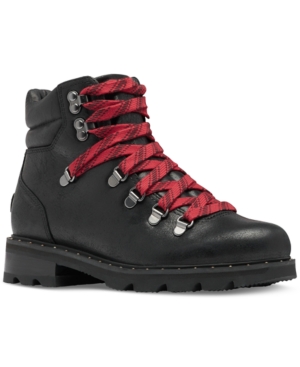 image of Sorel Women-s Lennox Hiker Lug Sole Booties Women-s Shoes
