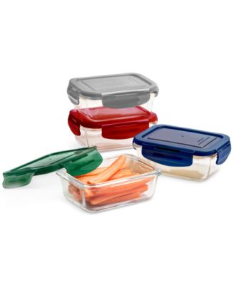 Martha Stewart Collection - Glass Food Storage Containers 8-Pc. Set