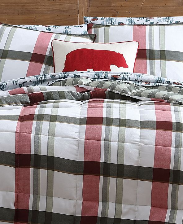 Eddie Bauer Stanton Plaid King Comforter Set & Reviews ...