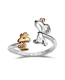 Snoopy and Woodstock Bypass Ring