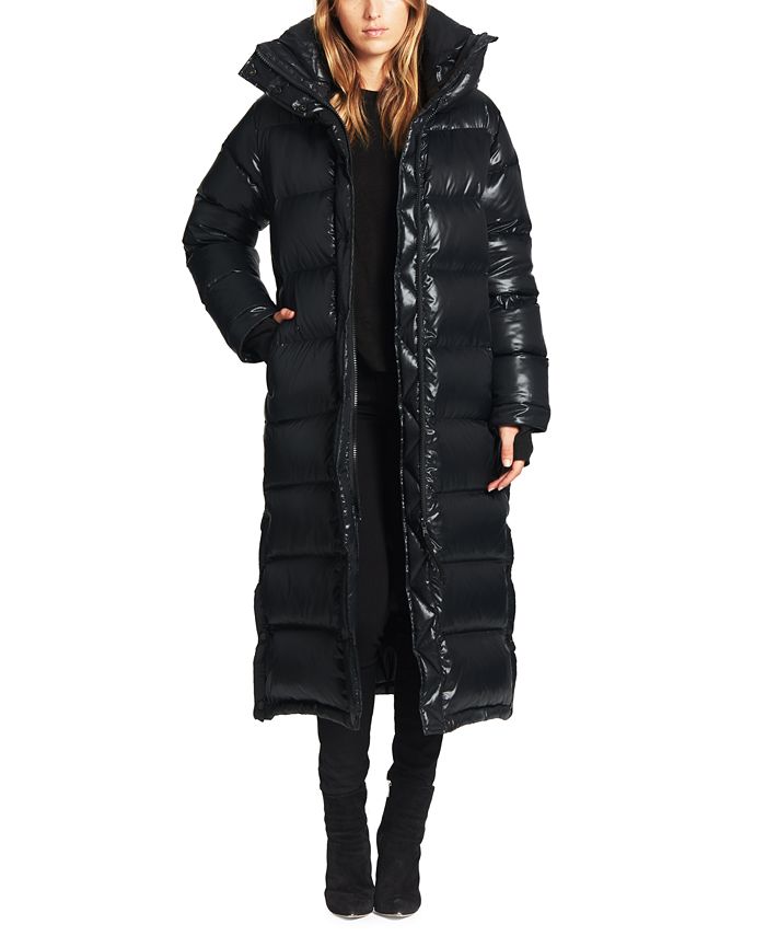 S13 Women's Harper Hooded Maxi Puffer Coat - Macy's