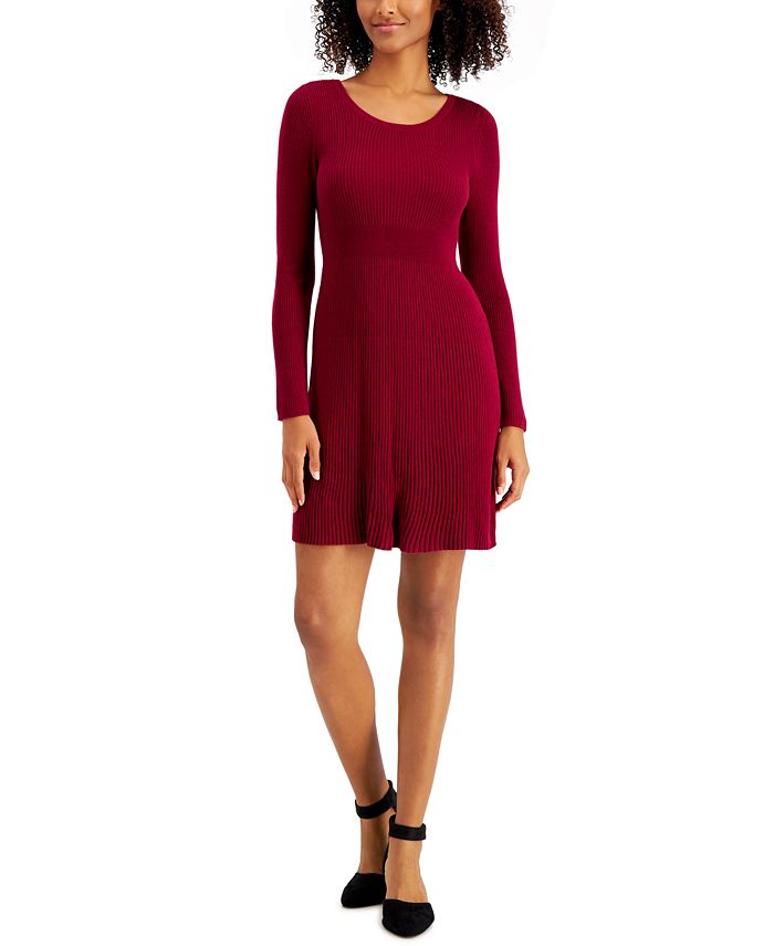 Style & Co Ribbed Sweater Dress, Created for Macy's - Macy's
