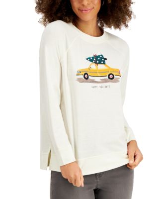 macys petite sweatshirts