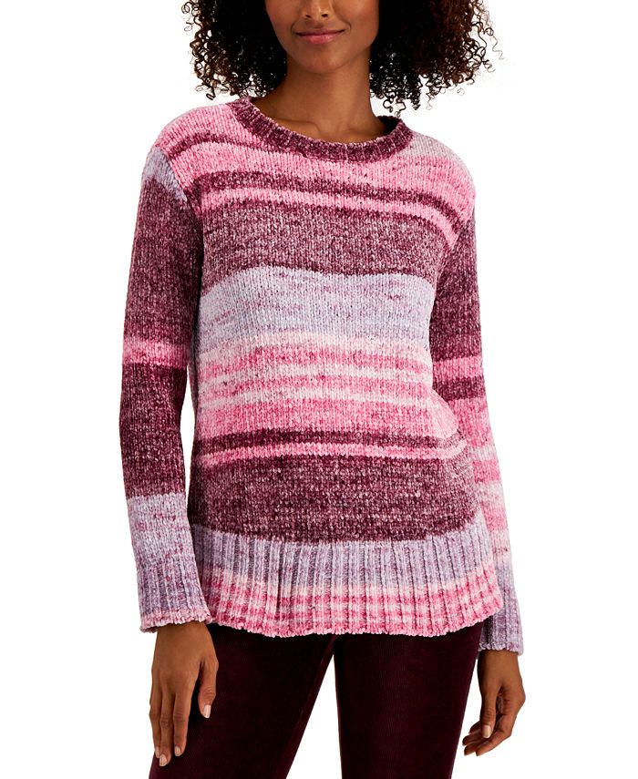Style & Co Women's Chenille V-Neck Tunic Sweater, Created for