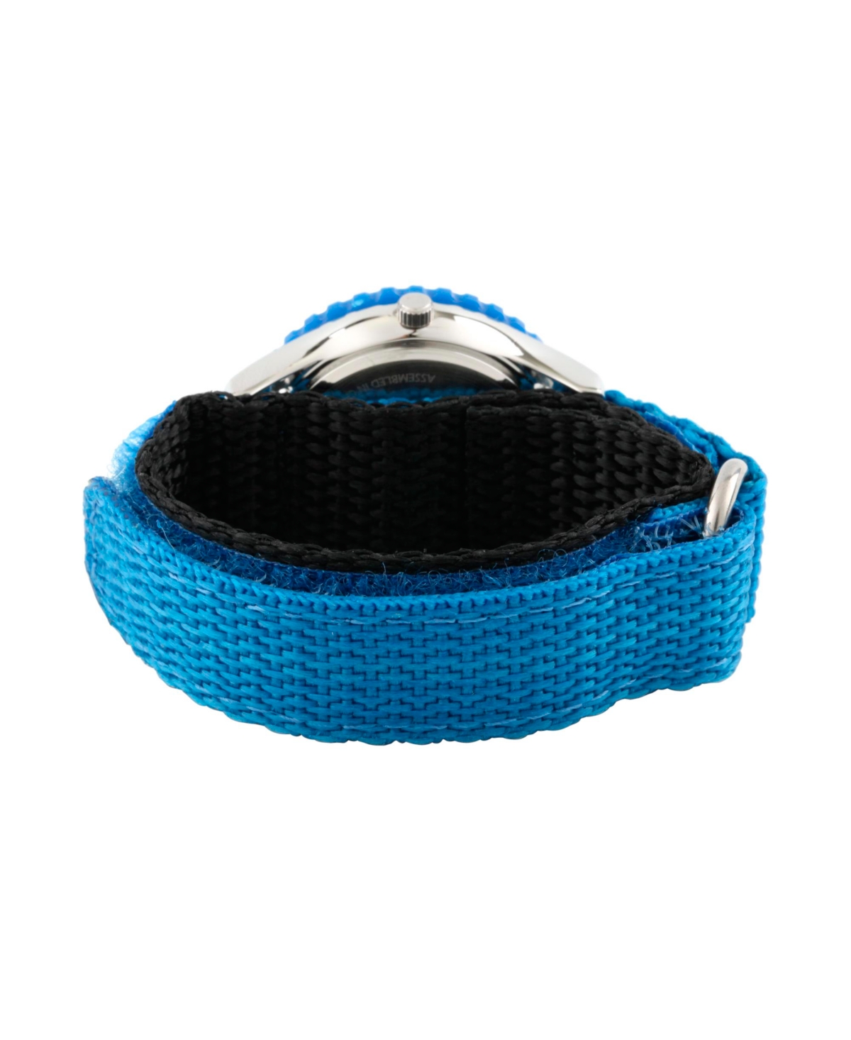 Disney Frozen 2 Olaf Boy's Stainless Steel Time Teacher,Bezel Watch 32mm - Blue