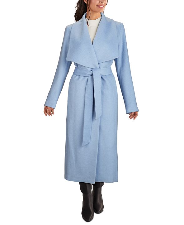 Cole Haan Belted Wrap Coat & Reviews - Coats - Women - Macy's