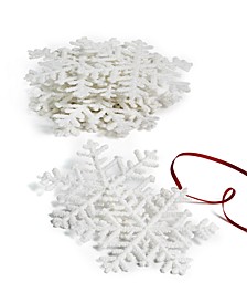 Shine Bright Snowflake Ornaments, Set of 10, Created for Macy's