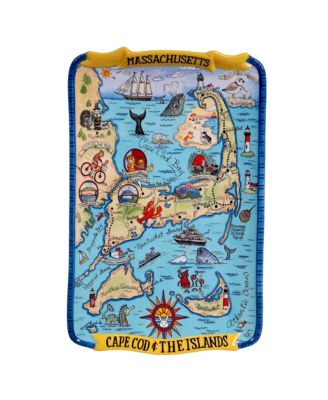 Certified International - Massachusetts Souvenir Rectangular Platter