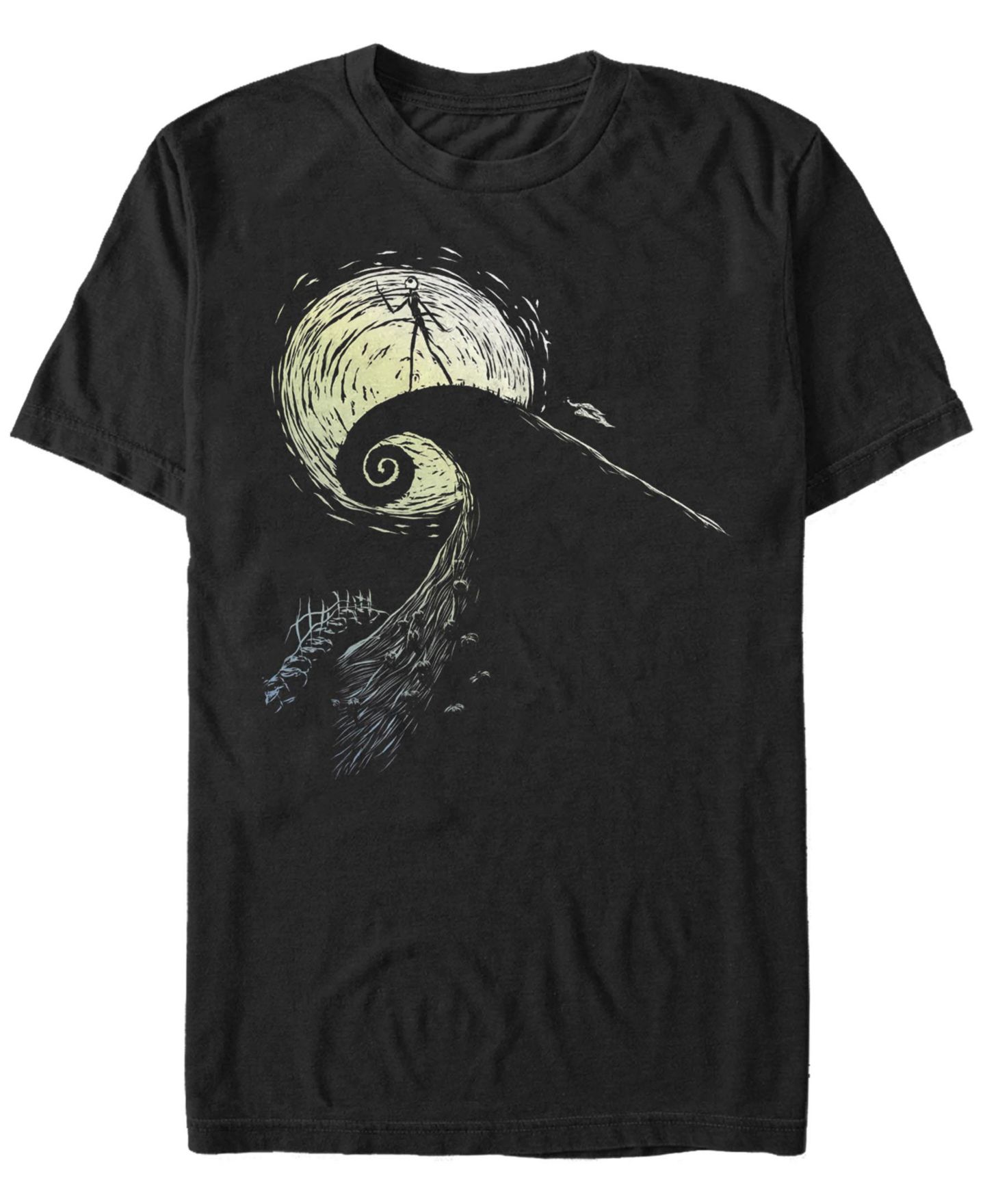 Мужская футболка Fifth Sun Spiral Hill Jack Short Sleeve, цвет: Чёрный — фото 1