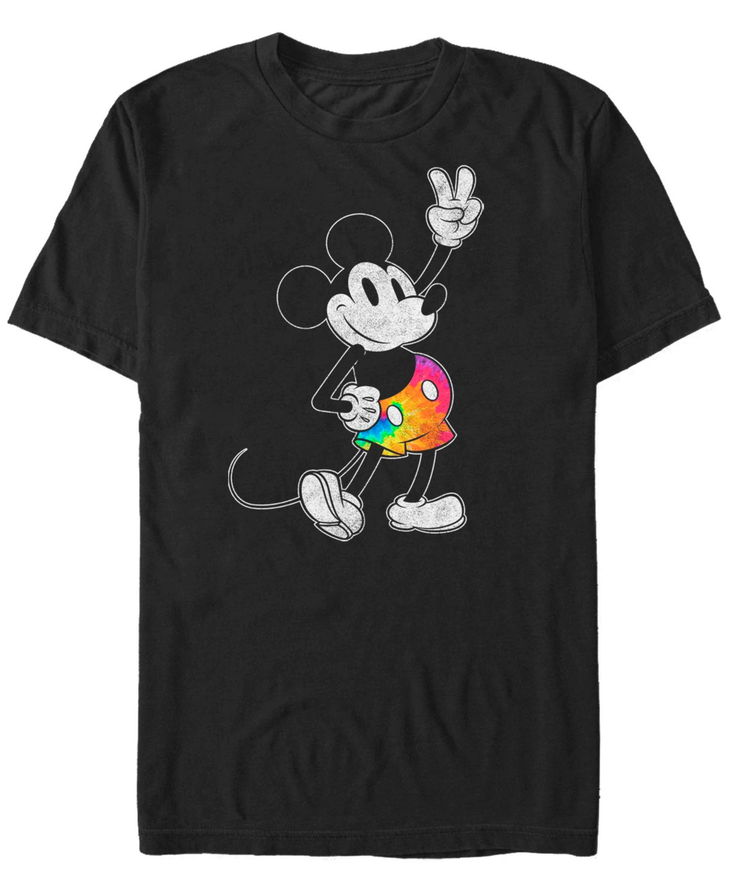 Men's Tie Dye Mickey Short Sleeve T-Shirt