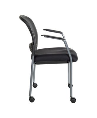 Titanium Finish Visitors Office Chair