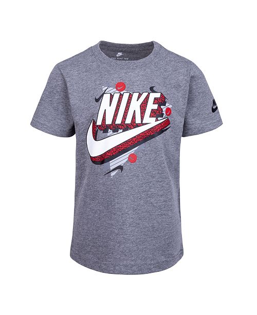 Nike Little Boy Short Sleeve Swoosh Logo Graphic T Shirt Reviews Shirts Tops Kids Macy S