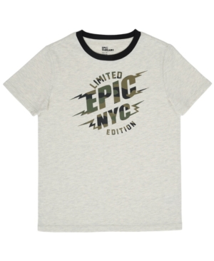 image of Epic Threads Big Boys Short Sleeve Crew Neck Text T-Shirt