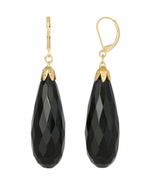 image of 2028 Gold-Tone Large Bead Drop Earring