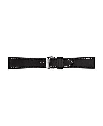 Tissot - Men's Swiss T-Classic Gentleman Black Leather Strap Watch Watch 40mm