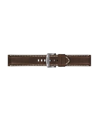 Men's Swiss T-Sport Supersport Chrono Brown Leather Strap Watch 46mm