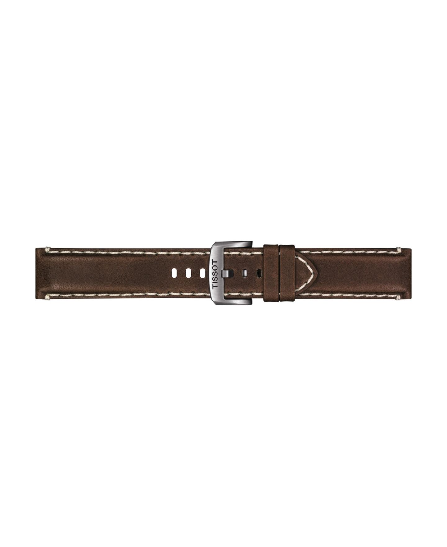 Мужские часы Tissot Swiss T-Sport Supersport Chrono Brown Leather Strap Watch 46mm — фото 3