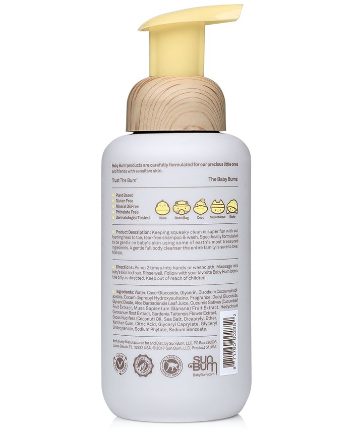 Sun Bum - Baby Bum Shampoo & Wash, 12-oz.