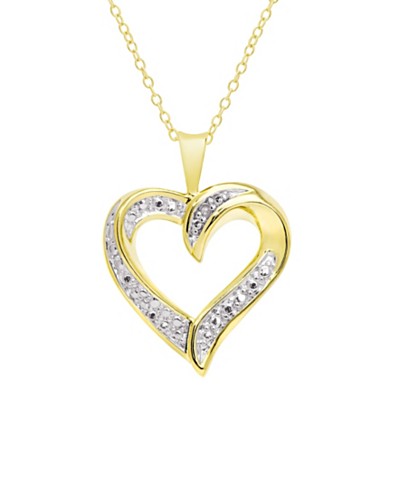 Hello Kitty Sanrio Womens Starburst Heart Pendant Necklace 18 inch - Rhodium Plated Necklace Officially Licensed, Women's, Size: One size, White