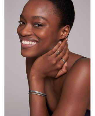 Michael Kors Women's Custom Kors Pavé Sterling Silver Nesting Bracelet Jacket