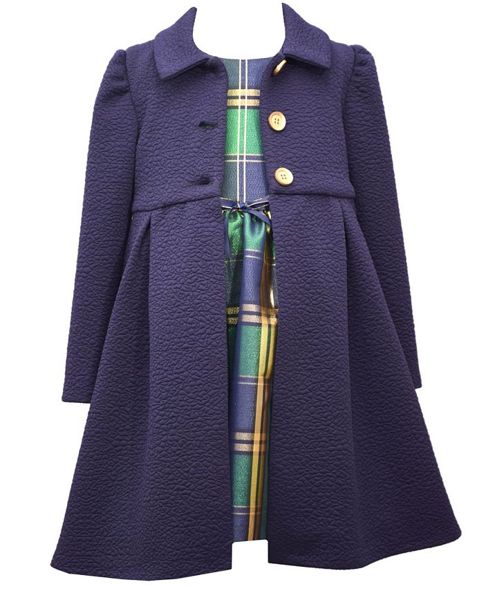 Bonnie jean plaid clearance taffeta dress