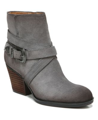 dark gray booties
