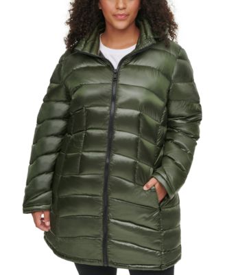 macy's plus size coats