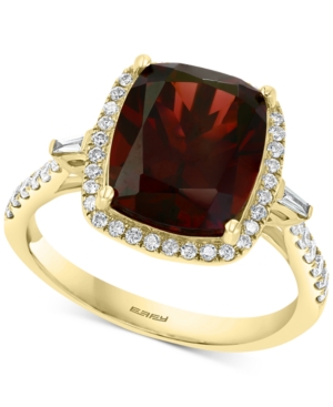 image of Effy Rhodolite Garnet (5-1/3 ct. t.w.) & Diamond (1/4 ct. t.w.) Ring in 14k Gold