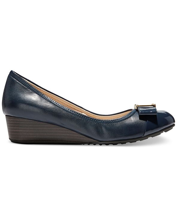 cole haan bow wedge