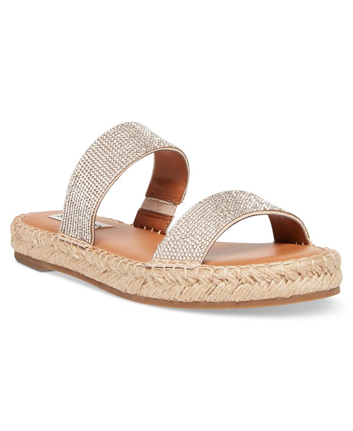 Steve Madden Women's Celeste Rhinestone Slide Sandals - Macy's