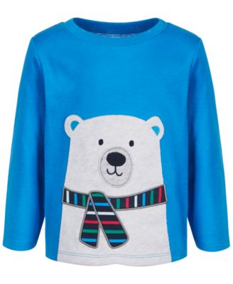 First Impressions - Toddler Boys Polar Bear T-Shirt