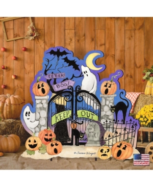 Designocracy by Susan Winget Keep Out Halloween Wall and Door Decor