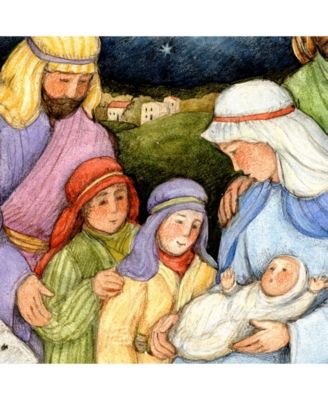 by Susan Winget Holly Family Nativity Outdoor, Wall and Lawn Decor, Set of 3