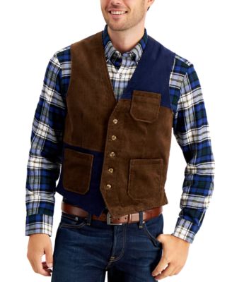mens corduroy vest