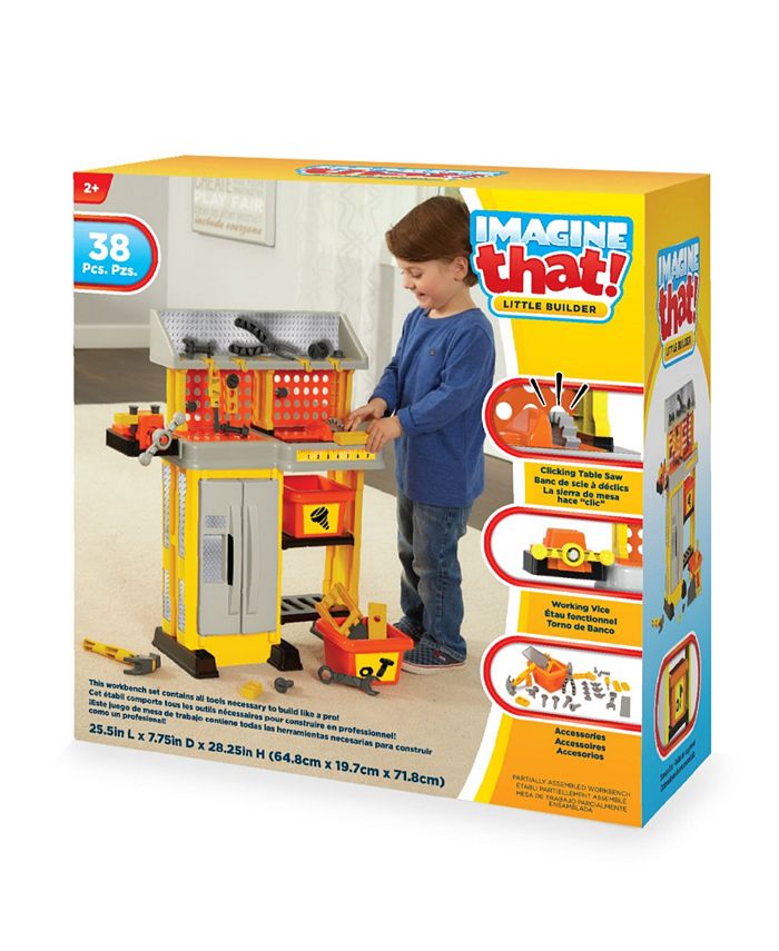 Amloid Imagine That Little Builder Work Bench, 28 Pieces Macy's