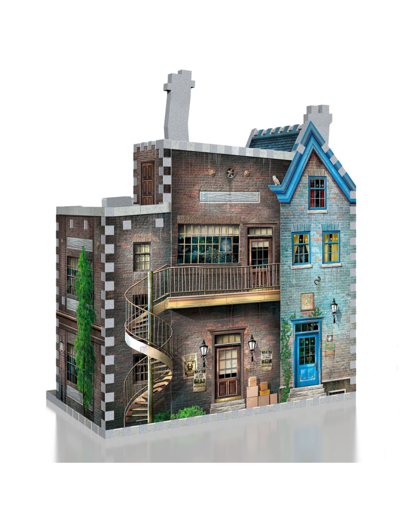 Детский пазл Wrebbit Harry Potter Ollivander's Wand Shop and Scribbulus 295-Piece 3D Puzzle, от 12 лет — фото 3