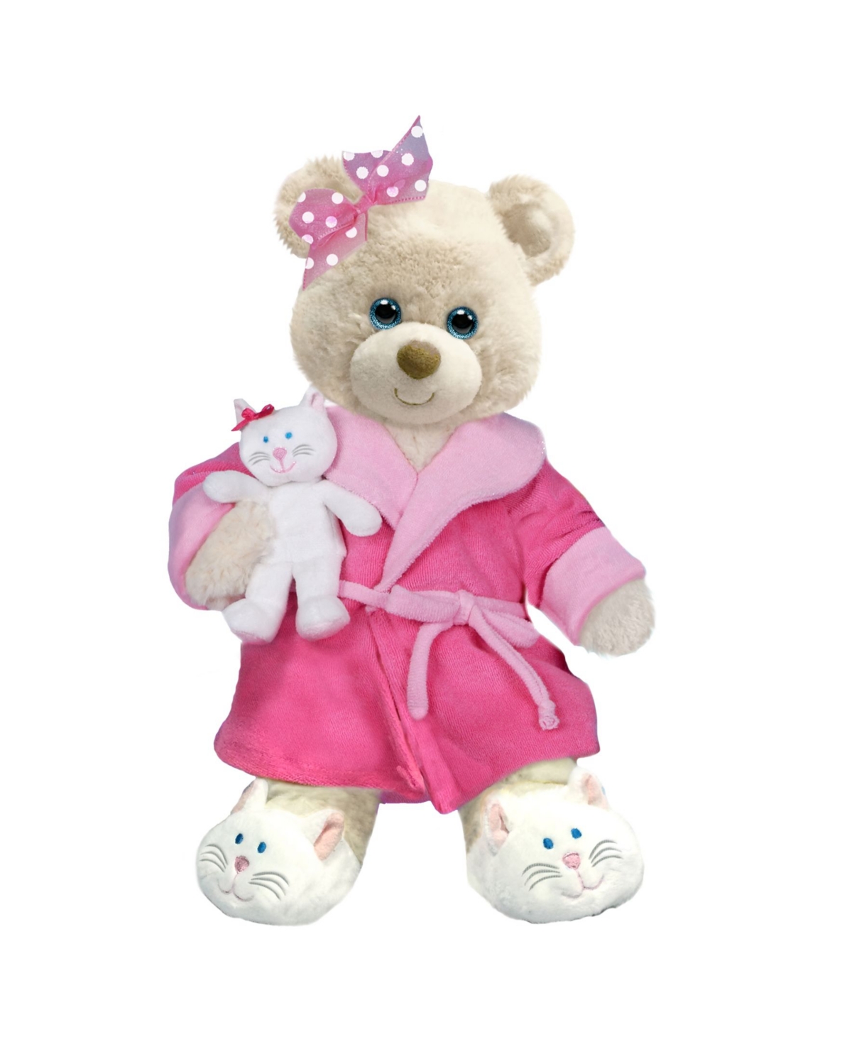 First & Main Kids' Get Well 10" Bear, Recuperate Kate In Blue